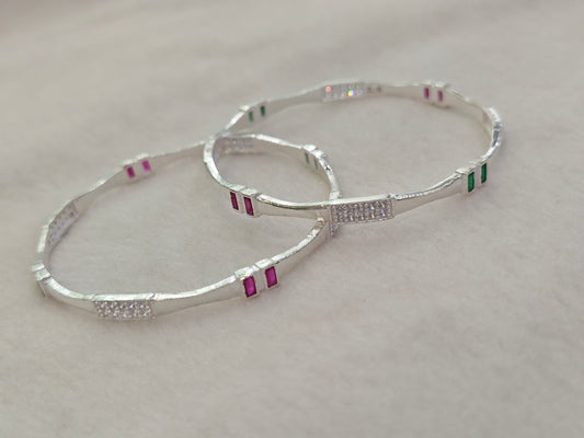 LADIES SILVER BANGLE-5