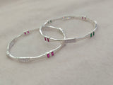 LADIES SILVER BANGLE-5