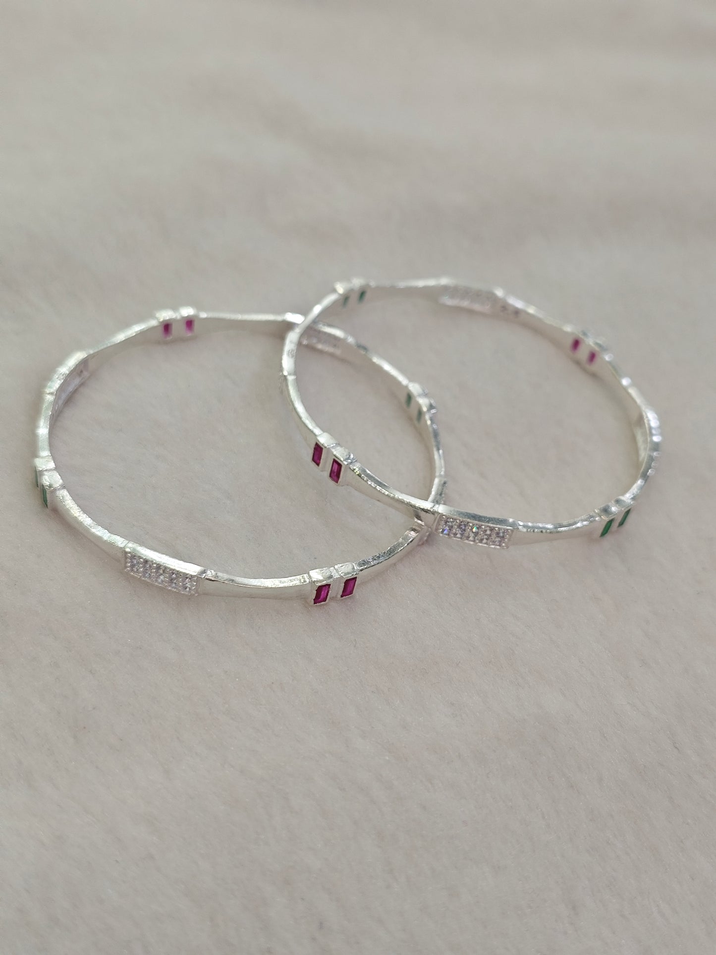 LADIES SILVER BANGLE-5