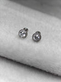 Classic Floral Silver Stud