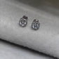 Premium Floral Silver Stud