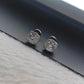Premium Floral Silver Stud