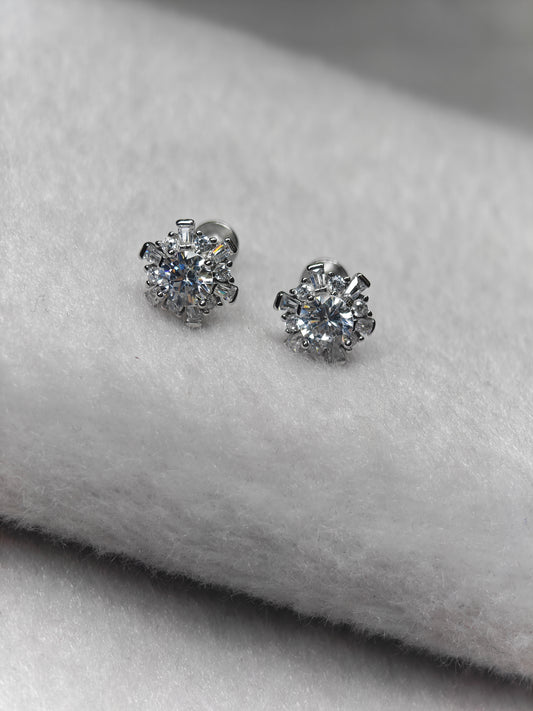 Graceful Floral Stud