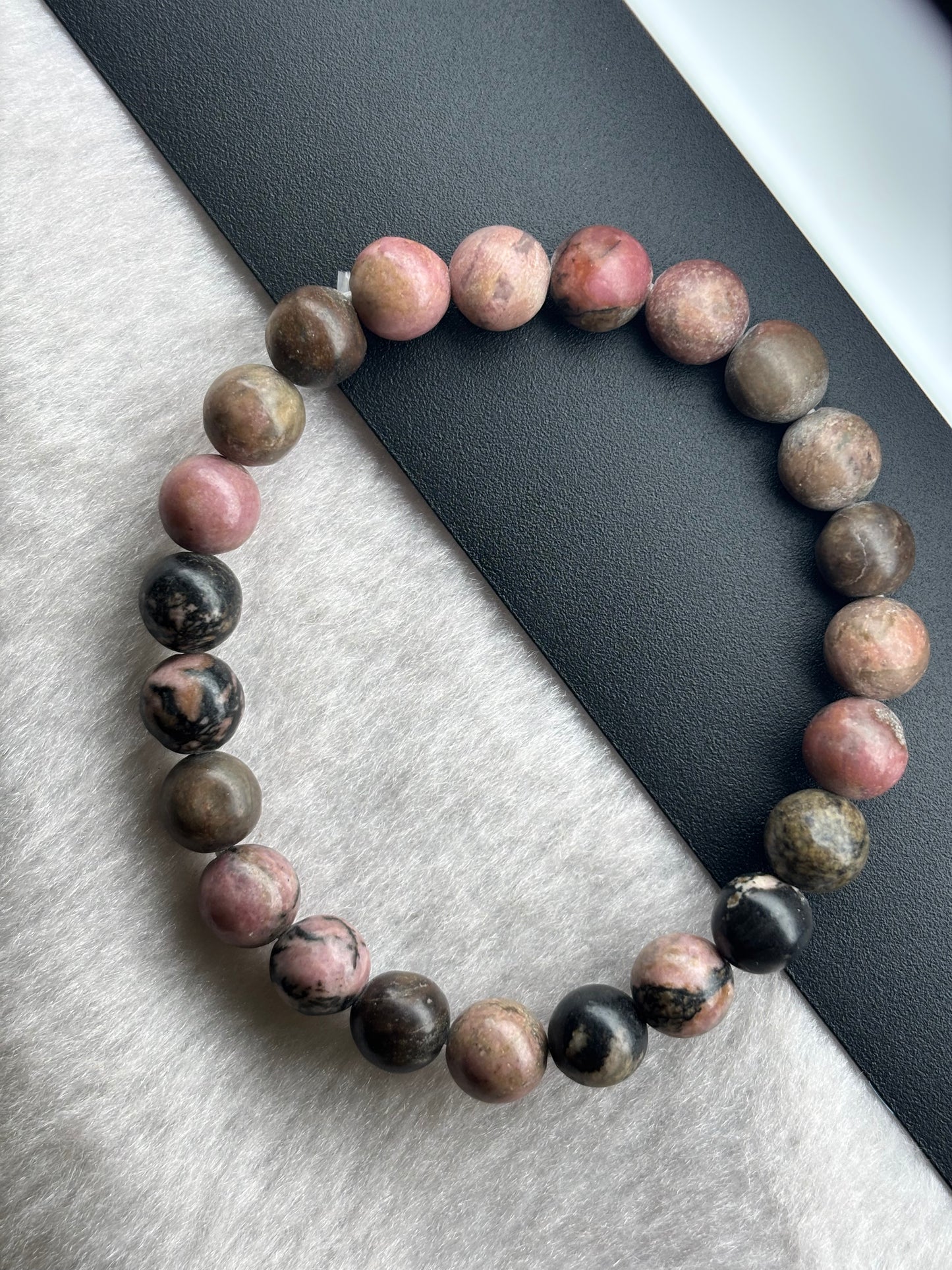 RHODONITE CRYSTAL BRACELET