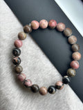 RHODONITE CRYSTAL BRACELET
