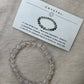 CLEAR QUARTZ CRYSTAL BRACELET