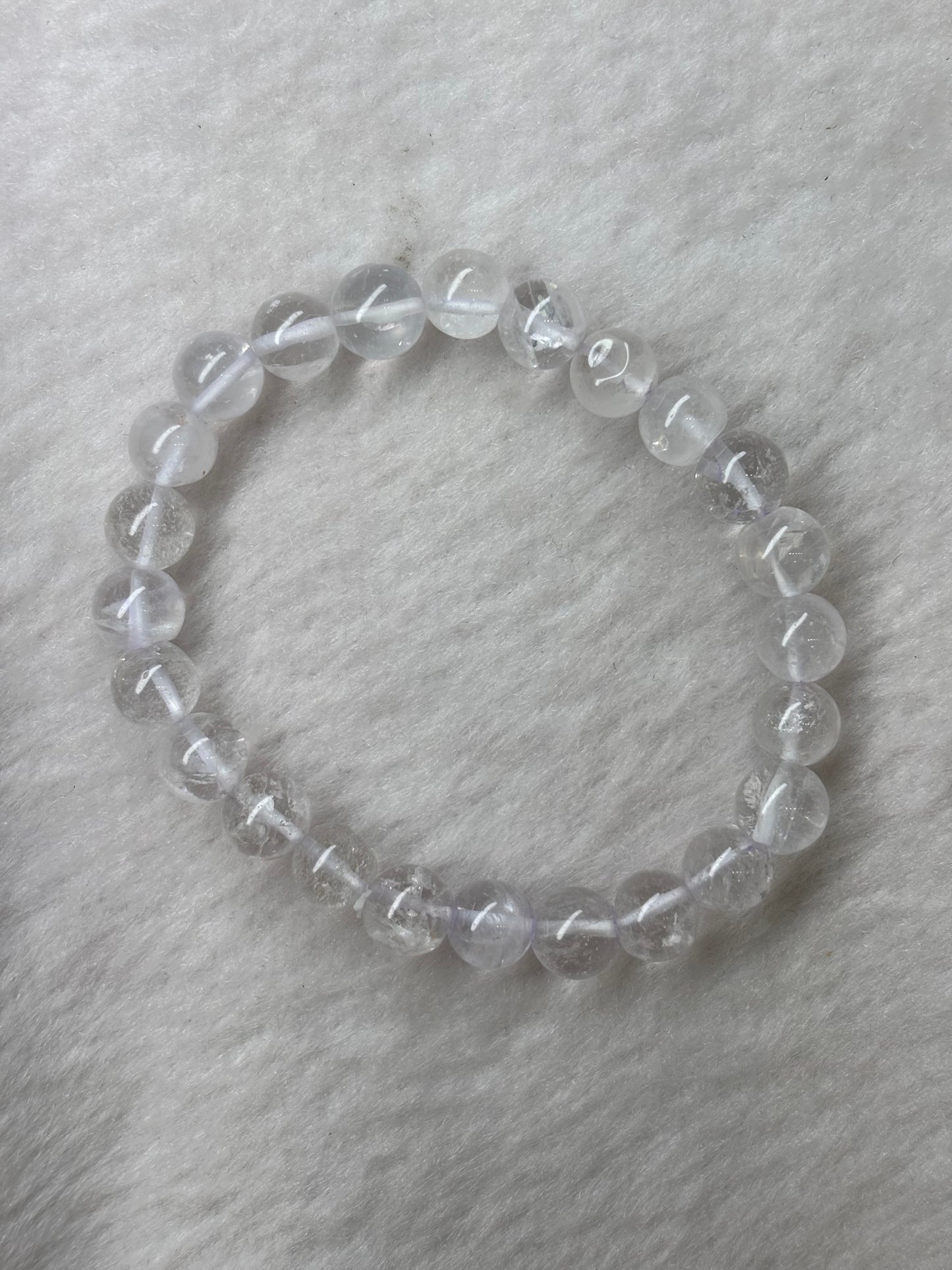 CLEAR QUARTZ CRYSTAL BRACELET