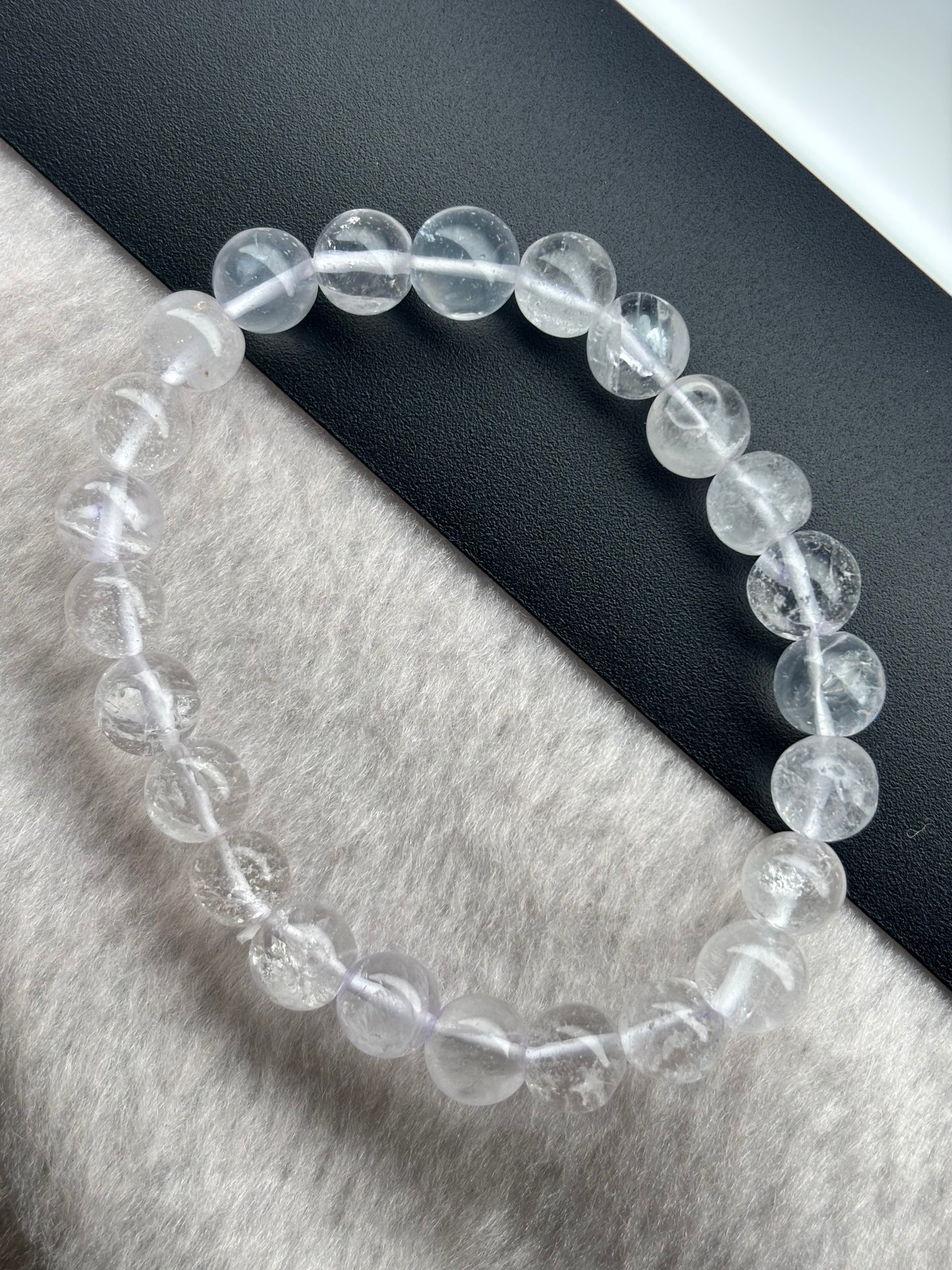 CLEAR QUARTZ CRYSTAL BRACELET