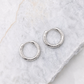 Premium Designer Silver Hoops
