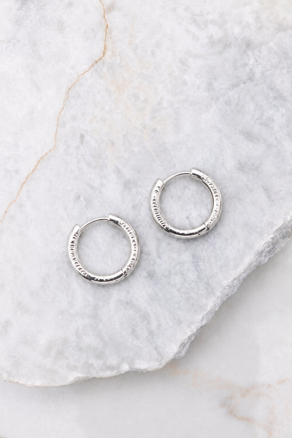 Premium Designer Silver Hoops