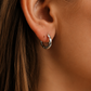 Classic High-Polish Silver Hoops