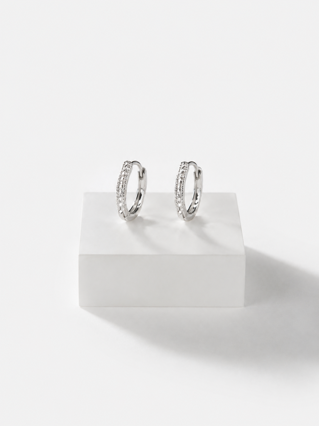 Elegant Sterling Silver Hoops