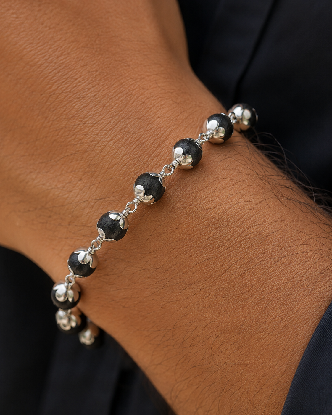 SILVER KARUNGALI BRACELET