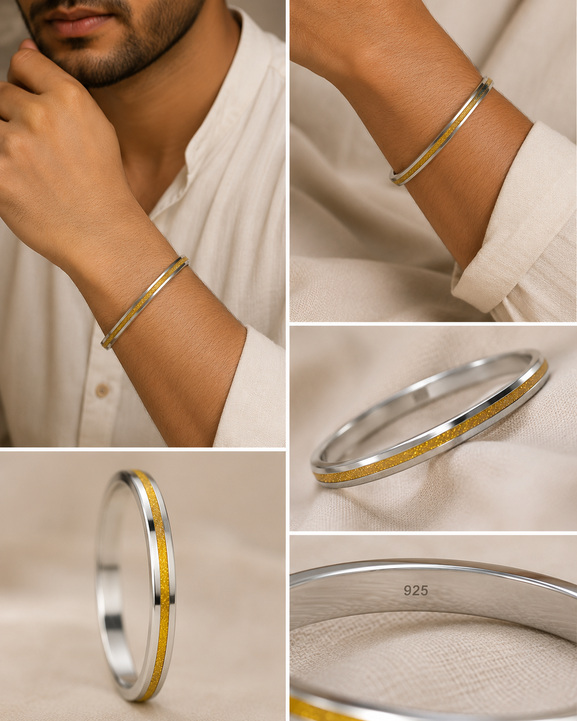 GOLD LINE -SILVER KADA