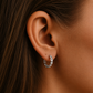 Premium Designer Silver Hoops