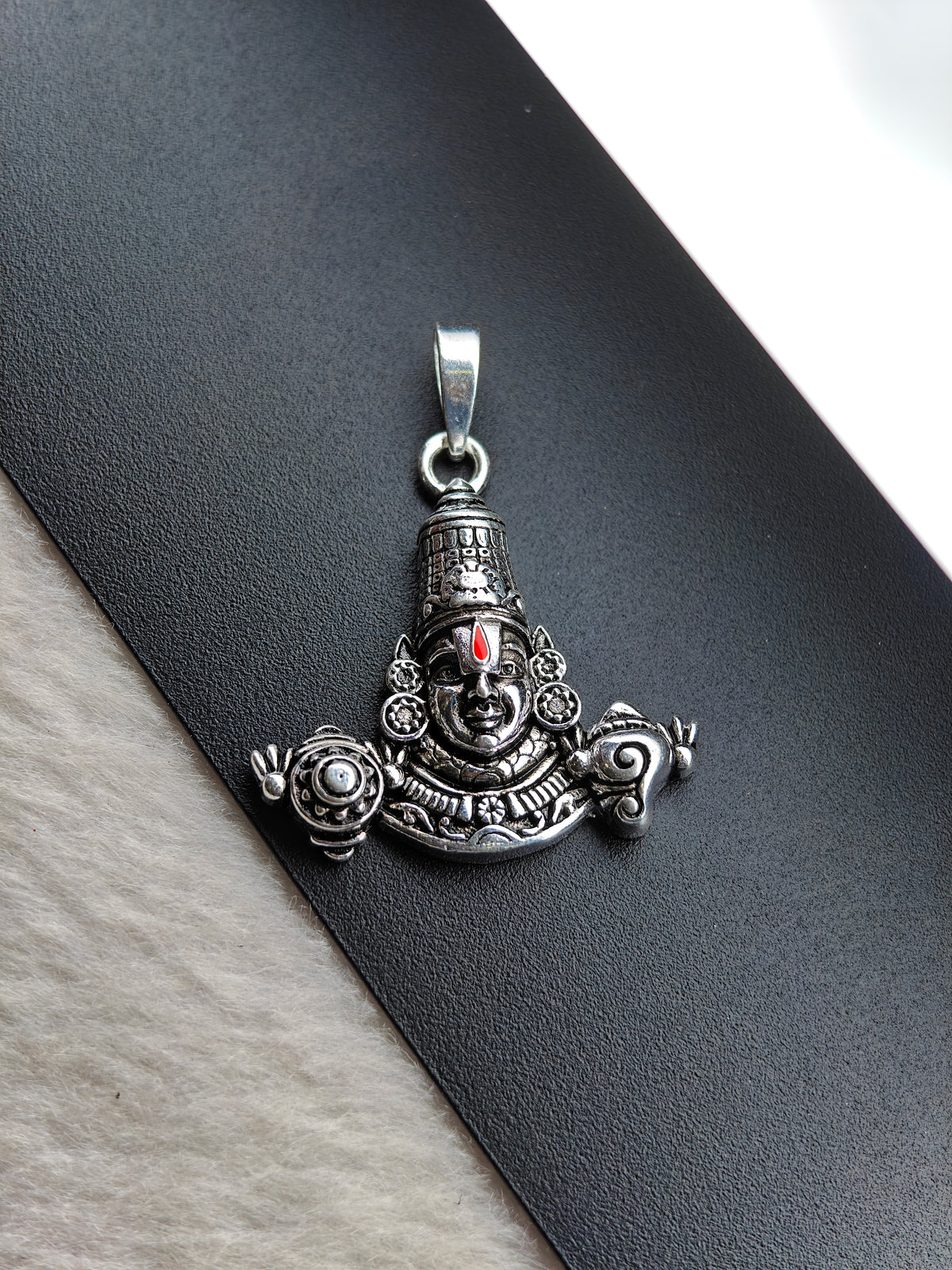 92.5 Silver Lord Venkateswara Antique Dollar | ZORKI