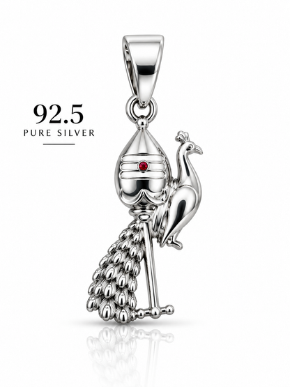 92.5 Silver Vel Mayil Dollar | ZORKI