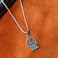 92.5 Silver Ayyappa Dollar | Oxidised Silver