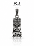 92.5 Silver Raghavendra Swamy Pendant | ZORKI