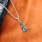 92.5 Silver Blessing Hanuman Ji Pendant | ZORKI