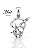 92.5 Silver Tamil Om Vel Pendant | ZORKI