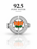Bjp Silver Button Holder | ZORKI
