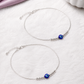 925 Silver Evil Eye Anklet for Women | Blue Nazar Anklet