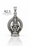 92.5 Silver Lord Ayyappa 3D Antique Dollar | ZORKI