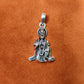 92.5 Silver Blessing Hanuman Ji Pendant | ZORKI