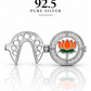 Bjp Silver Button Holder | ZORKI