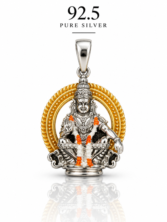 92.5 Silver Ayyappa Devotional Dollar | ZORKI