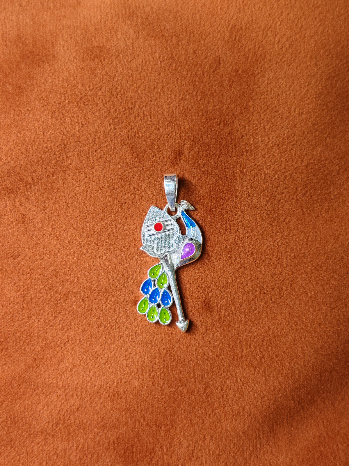 92.5 Silver Vel Mayil Murugan Divine Pendant | ZORKI