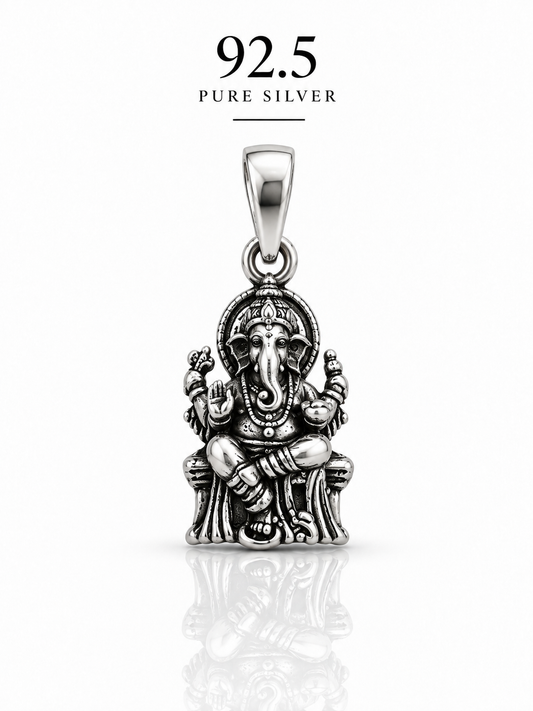92.5 Silver Vinayagar Ganesh Dollar | ZORKI