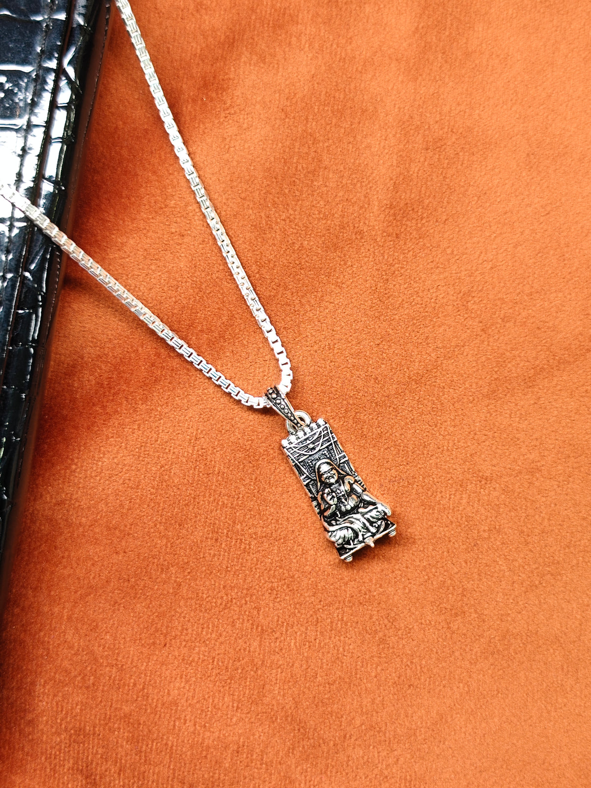 92.5 Silver Raghavendra Swamy Pendant | ZORKI