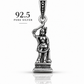 92.5 Silver Karuppasamy Swami Pendant | ZORKI
