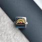 SILVER BUTTON HOLDER|DMK