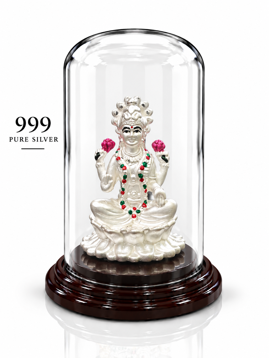 999 Pure Silver Lakshmi Devi Idol | ZORKI