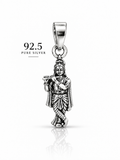 92.5 Silver Lord Krishna Flute Dollar | Krishna Pendant