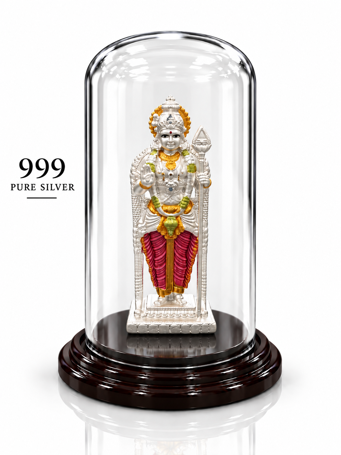 999 Pure Silver Murugan Idol | ZORKI