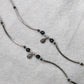 925 Sterling Silver Premium Evil Eye Anklet Pair