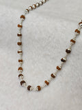 Rudraksha malai with silver cup - 108 beeds | ZORKI