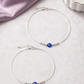 925 Silver Evil Eye Anklet for Women | Blue Nazar Anklet