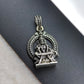 92.5 Silver Ayyappa Dollar | Oxidised Silver