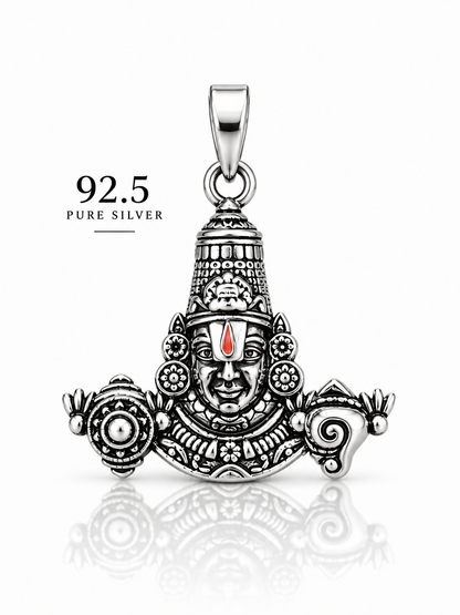 92.5 Silver Lord Venkateswara Antique Dollar | ZORKI