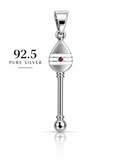 92.5 Silver Lord Murugan Vel Pendant