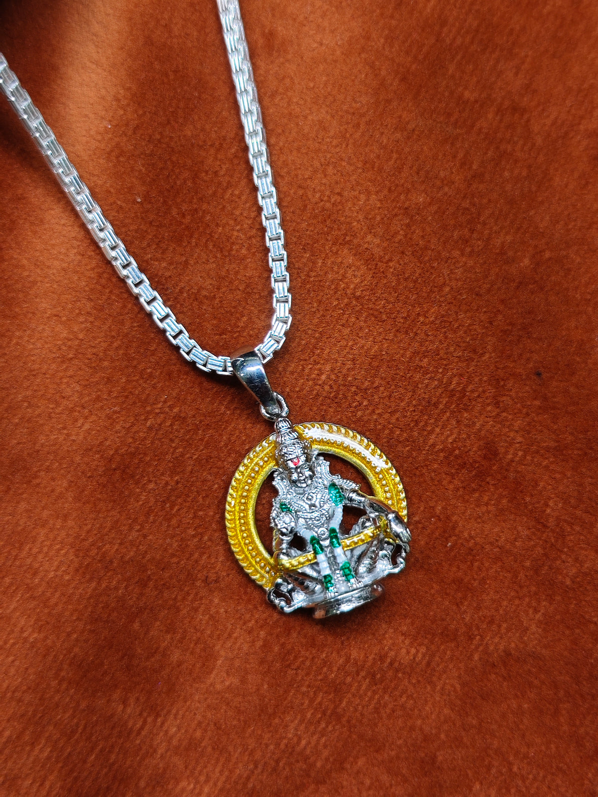 92.5 Silver Ayyappa Divine Dollar | ZORKI