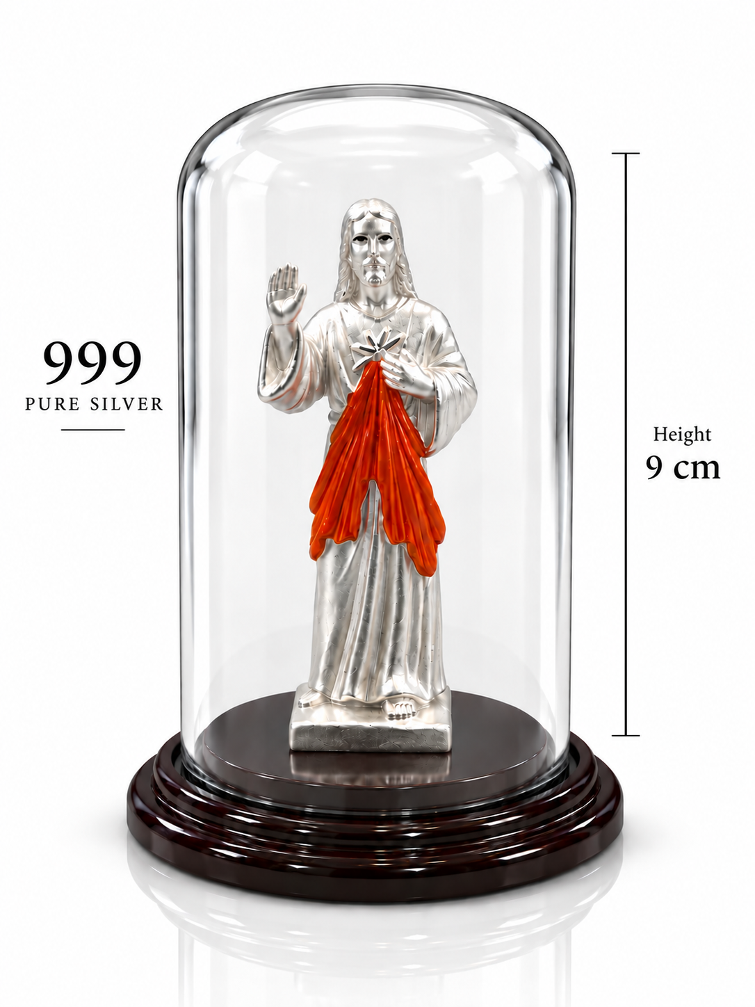999 Pure Silver Jesus Christ Idol | ZORKI