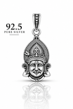 92.5 Silver Khatu Shyam Ji Face Pendant | ZORKI
