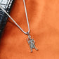 92.5 Silver Karuppu Samy Dollar | Kaval Deivam Pendant | ZORKI