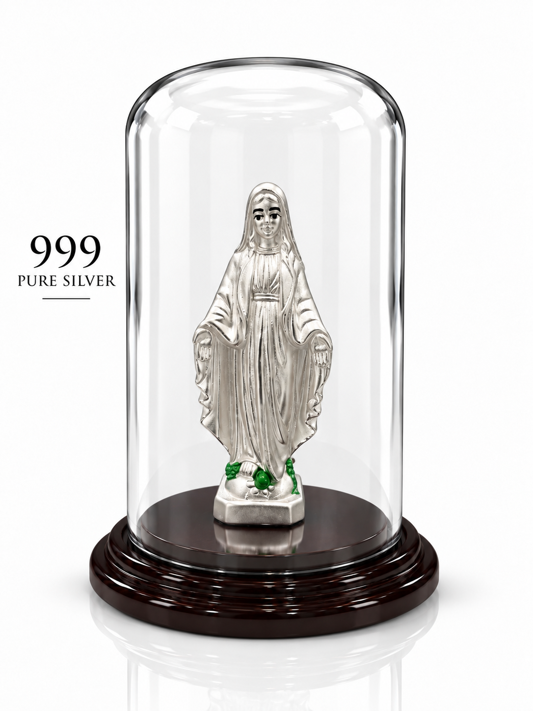 999 Pure Silver Mother Mary Idol | ZORKI
